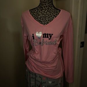 Pajamas “I  ❤️ my BOYFRIEND”